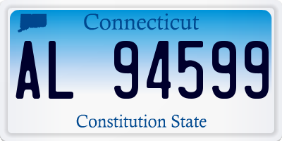 CT license plate AL94599