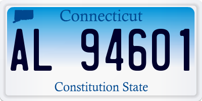 CT license plate AL94601