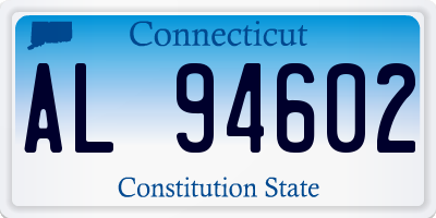 CT license plate AL94602