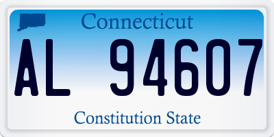 CT license plate AL94607