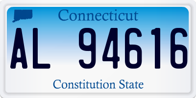 CT license plate AL94616