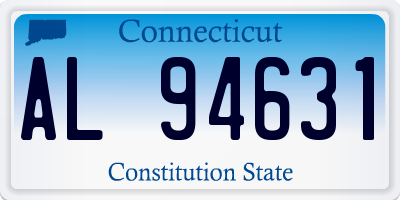 CT license plate AL94631