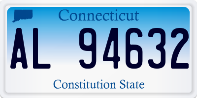 CT license plate AL94632