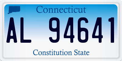 CT license plate AL94641