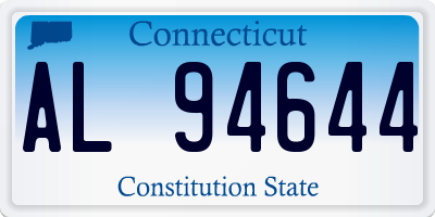 CT license plate AL94644