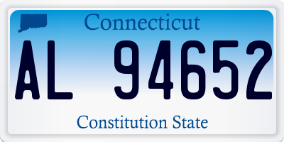 CT license plate AL94652