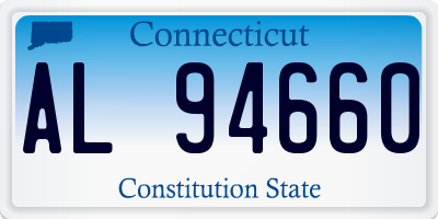 CT license plate AL94660