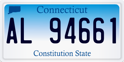 CT license plate AL94661
