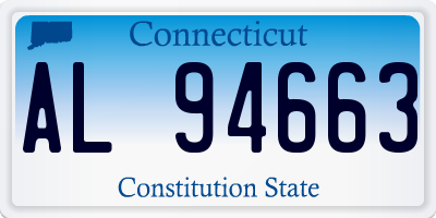CT license plate AL94663