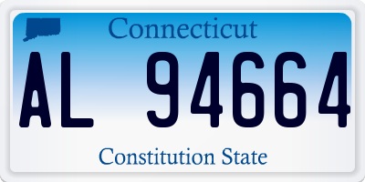 CT license plate AL94664