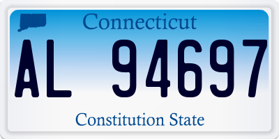 CT license plate AL94697
