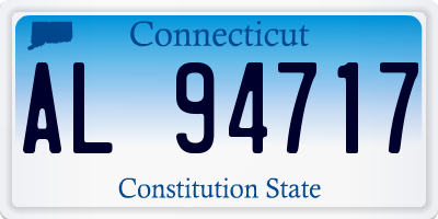 CT license plate AL94717