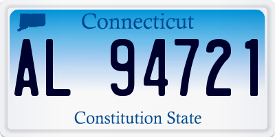 CT license plate AL94721