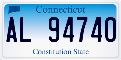 CT license plate AL94740