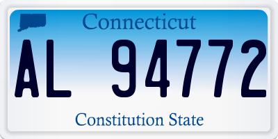 CT license plate AL94772