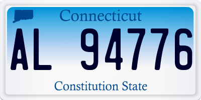CT license plate AL94776