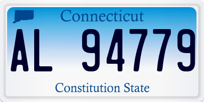 CT license plate AL94779