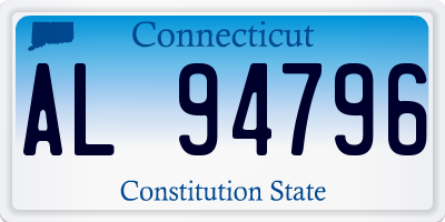 CT license plate AL94796