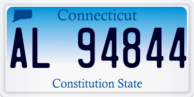 CT license plate AL94844
