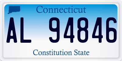 CT license plate AL94846