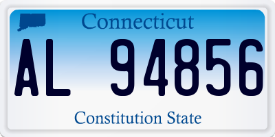 CT license plate AL94856