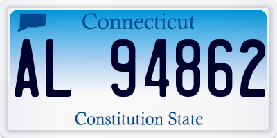 CT license plate AL94862
