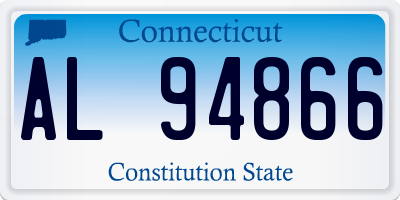 CT license plate AL94866