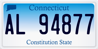 CT license plate AL94877