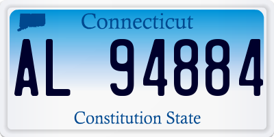 CT license plate AL94884