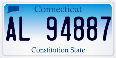 CT license plate AL94887