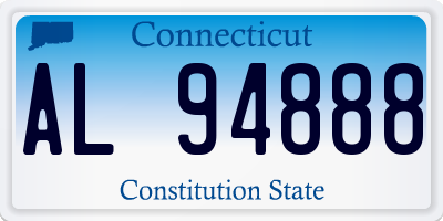 CT license plate AL94888