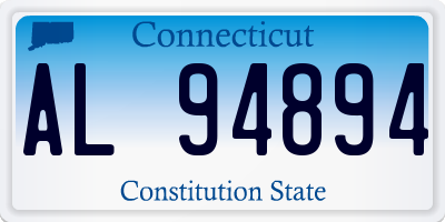 CT license plate AL94894