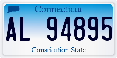 CT license plate AL94895