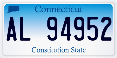CT license plate AL94952