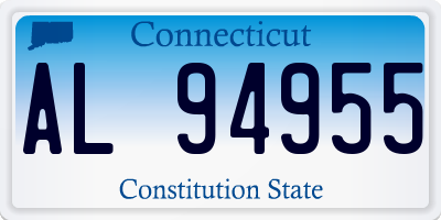 CT license plate AL94955