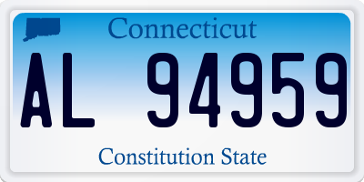 CT license plate AL94959