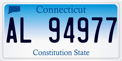 CT license plate AL94977