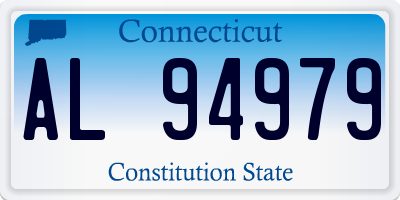 CT license plate AL94979