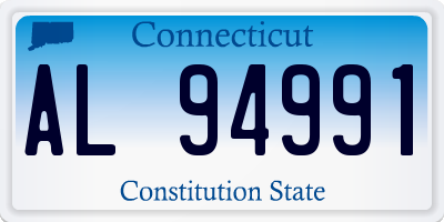 CT license plate AL94991