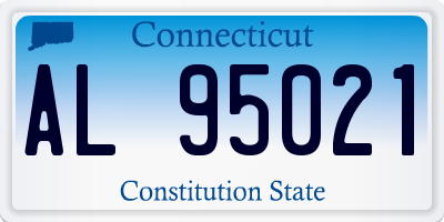 CT license plate AL95021