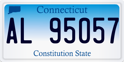 CT license plate AL95057