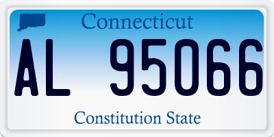 CT license plate AL95066