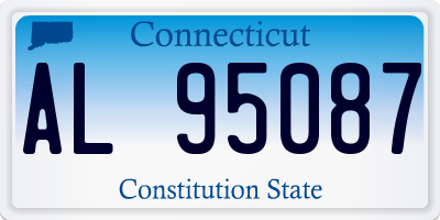 CT license plate AL95087