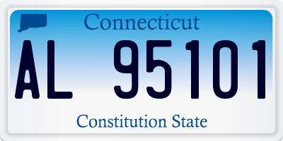 CT license plate AL95101