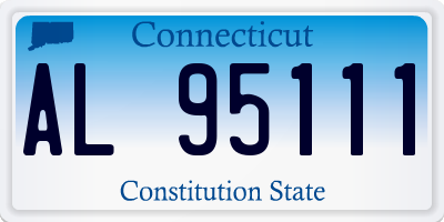 CT license plate AL95111