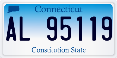 CT license plate AL95119