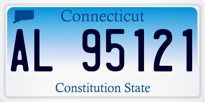 CT license plate AL95121