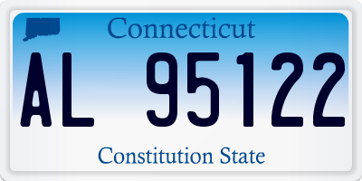 CT license plate AL95122