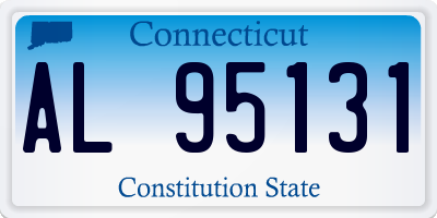 CT license plate AL95131