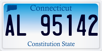 CT license plate AL95142